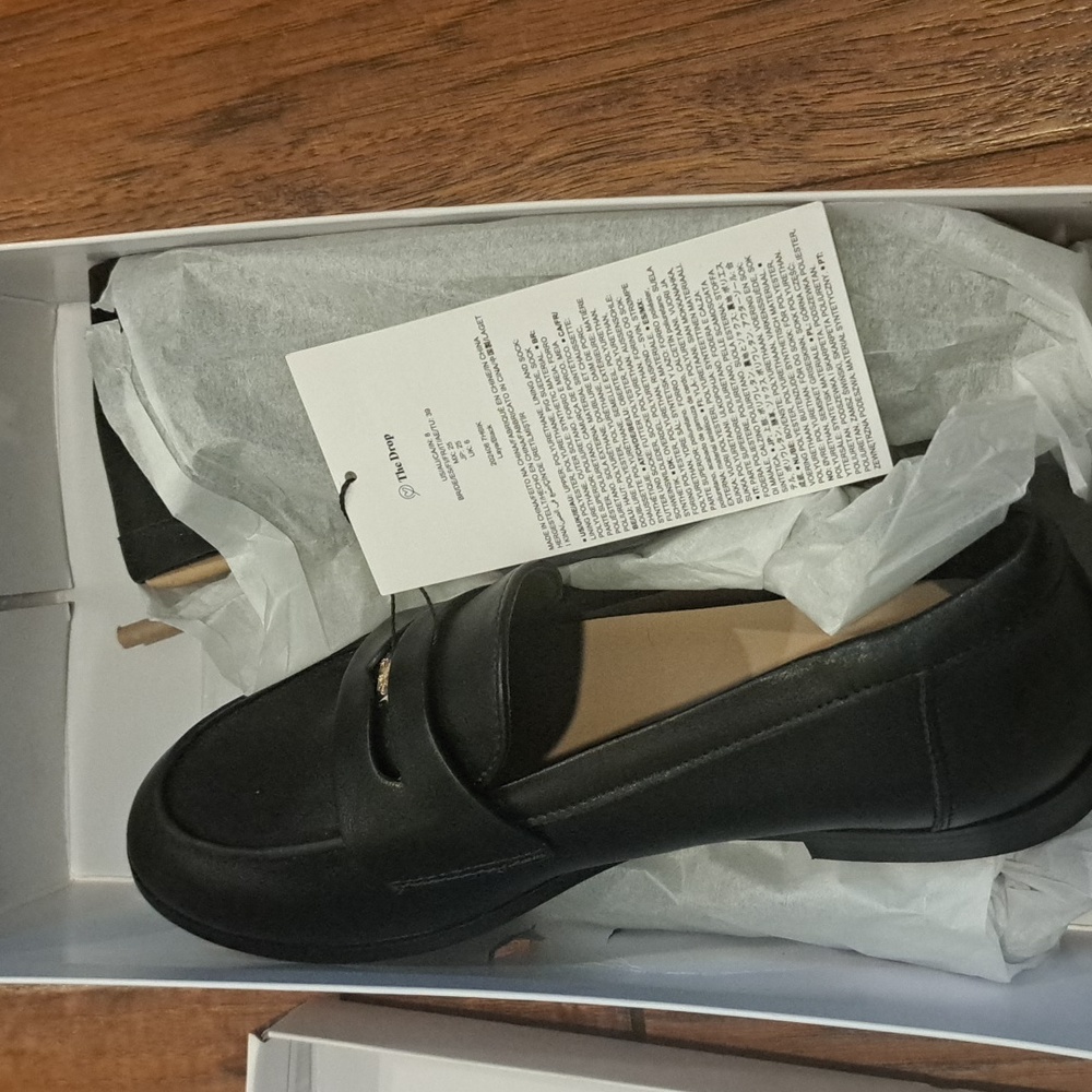 NEW The Drop Women's Black Laya Loafer, Size 8 - Picture 13 of 15